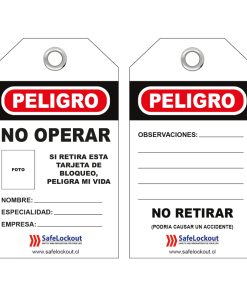 Tarjetas de bloqueo